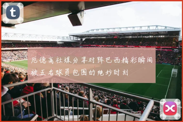 厄德高社媒分享对阵巴西精彩瞬间被五名球员包围的绝妙时刻